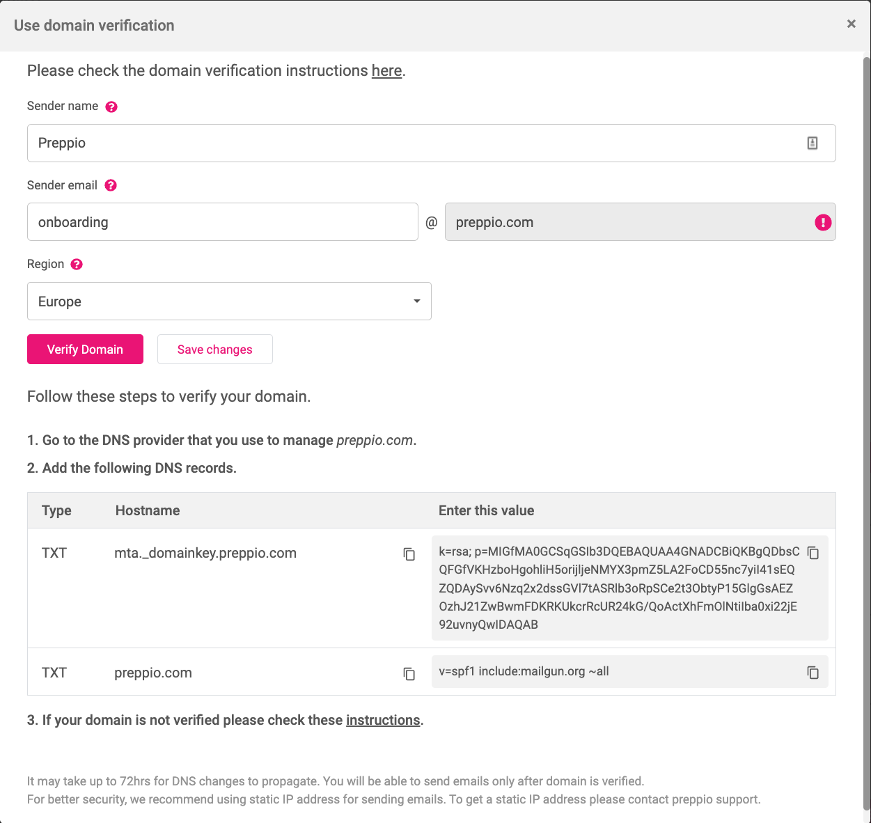 Guide How To Set Up Custom Domain Email Channel